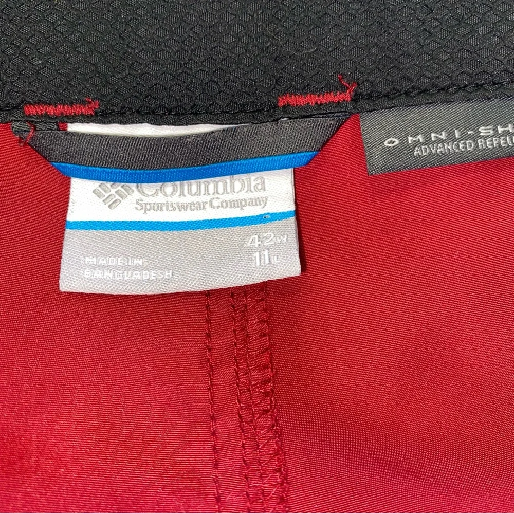 Columbia brick red quick dry shorts 10